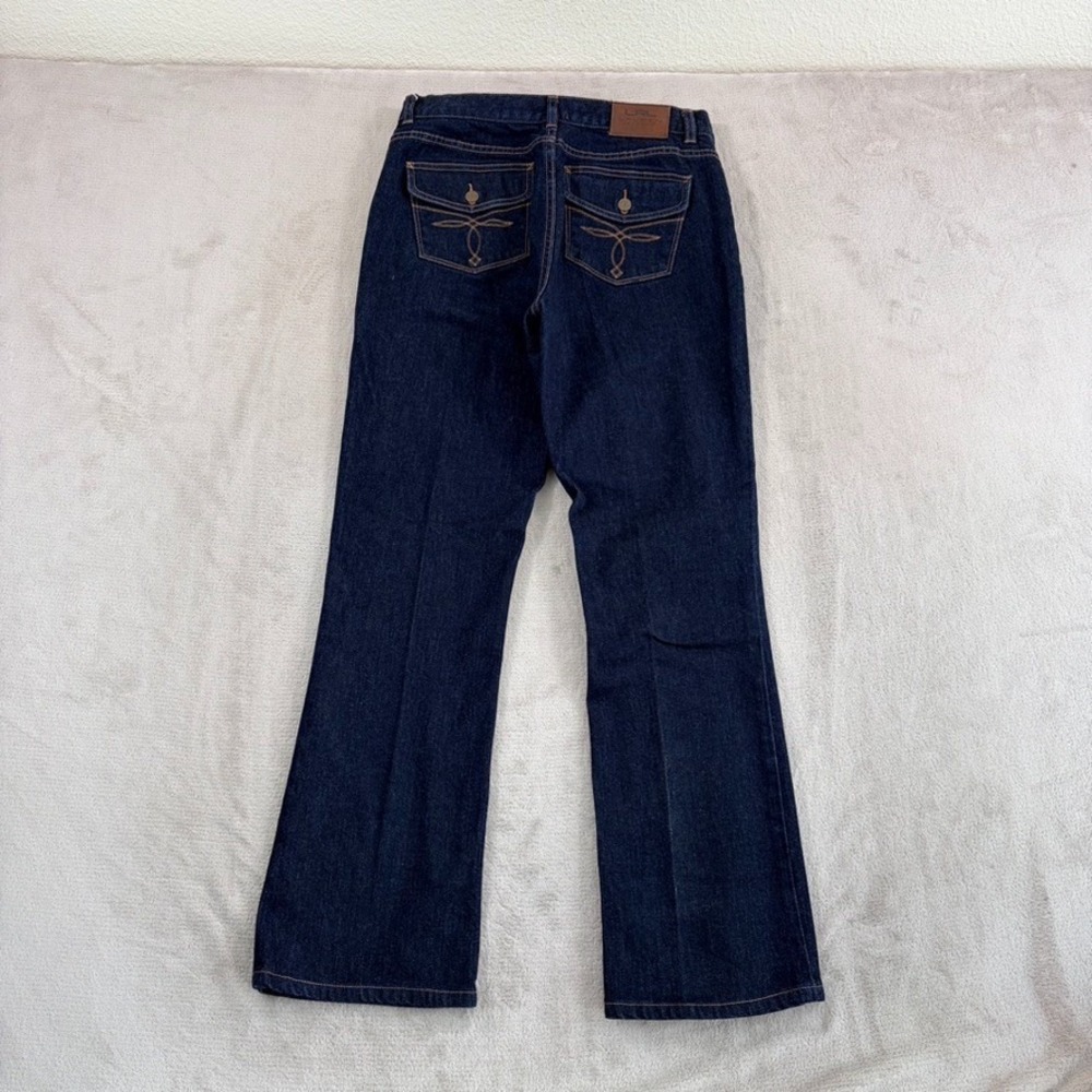 Lauren Ralph Lauren LRL Classic BootCut Jeans in Dark Blue Women 6 (Fits 30x30)